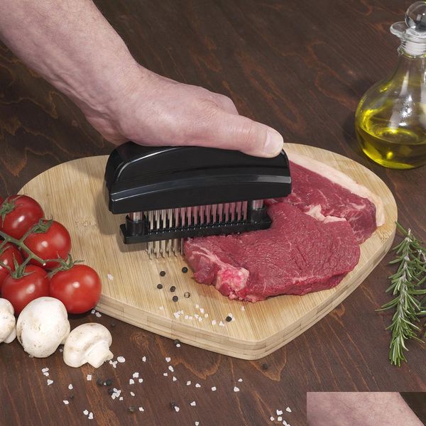new 48 blades needle meat tenderizer stainless steel knife meat beaf steak mallet meat tenderizer hammer pounder cooking tools
new 48 blades needle meat tenderizer stainless steel knife meat beaf steak mallet meat tenderizer hammer pounder cooking tools