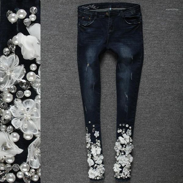 women's jeans 2021 spring arrival fashion womens diamond crystal beading embroidered flowers vintage mid waist skinny plus size1, Blue
women's jeans 2021 spring arrival fashion womens diamond crystal beading embroidered flowers vintage mid waist skinny plus size1, Blue