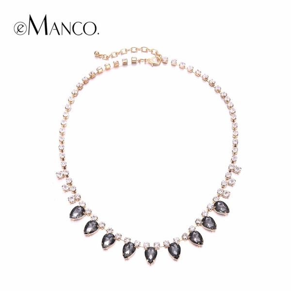 emanco statement luxury glass crystal necklace for women trendy geometric chokers necklace brand fashion jewelry y200323, Silver
emanco statement luxury glass crystal necklace for women trendy geometric chokers necklace brand fashion jewelry y200323, Silver