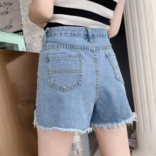 high waist, versatile, slim, irregular, holed, raw ee, washed denim pants shorts, White;black
high waist, versatile, slim, irregular, holed, raw ee, washed denim pants shorts, White;black