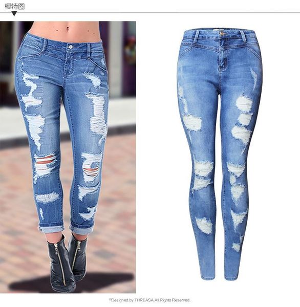 women's jeans 2021 s/3xl womens stretch middle waist hole full length fashion denim pencil pants women skinny trousers k13, Blue
women's jeans 2021 s/3xl womens stretch middle waist hole full length fashion denim pencil pants women skinny trousers k13, Blue