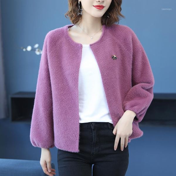 2xl brand short coat 2020 autumn winter women short coat new solid color round neck loose casual female1, Black
2xl brand short coat 2020 autumn winter women short coat new solid color round neck loose casual female1, Black