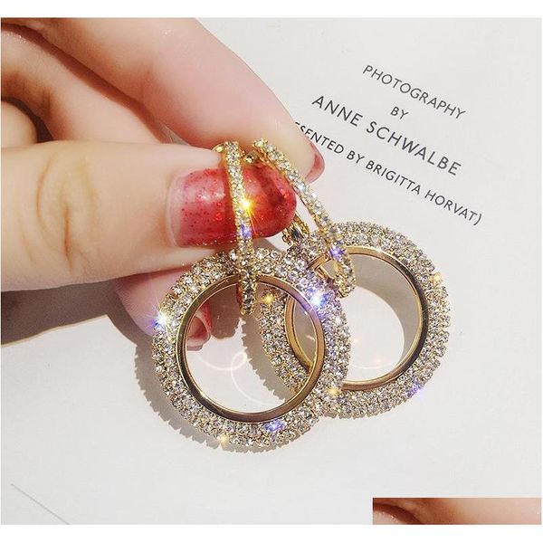 new design creative jewelry high-grade elegant crystal earrings round gold and silver color earrings wedding party sqccxy new_dhbest
new design creative jewelry high-grade elegant crystal earrings round gold and silver color earrings wedding party sqccxy new_dhbest