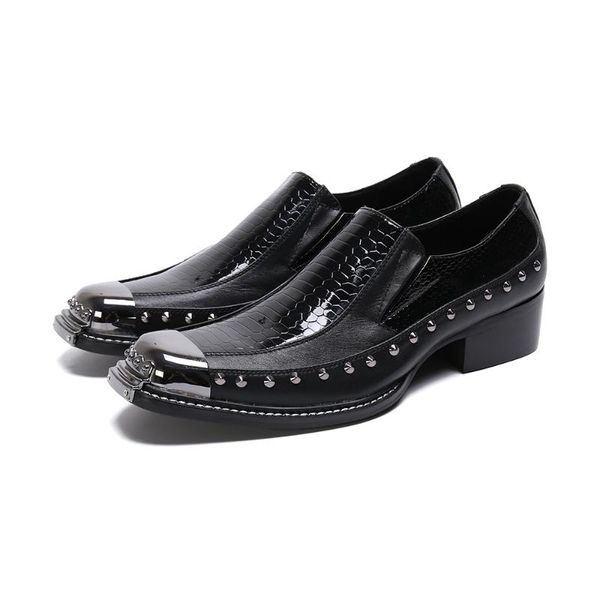 classic business men dress shoes black rivets shoes fashion elegant formal wedding men slip on office oxford for
classic business men dress shoes black rivets shoes fashion elegant formal wedding men slip on office oxford for