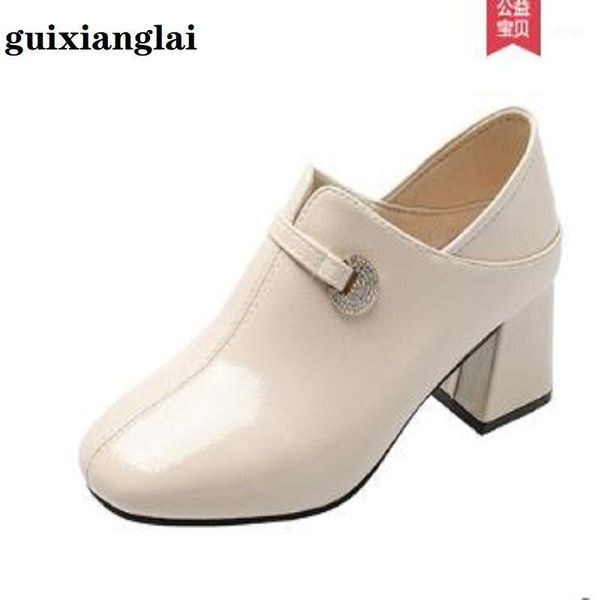 thick with small leather shoes female 2020 autumn new fashion two wearing high heels retro single shoes women1, Black
thick with small leather shoes female 2020 autumn new fashion two wearing high heels retro single shoes women1, Black