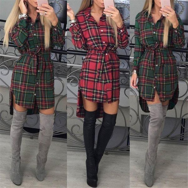 women autumn dress v neck long sleeve plus size plaid shirt dress women elegant vintage dress casual club female, Black;gray
women autumn dress v neck long sleeve plus size plaid shirt dress women elegant vintage dress casual club female, Black;gray