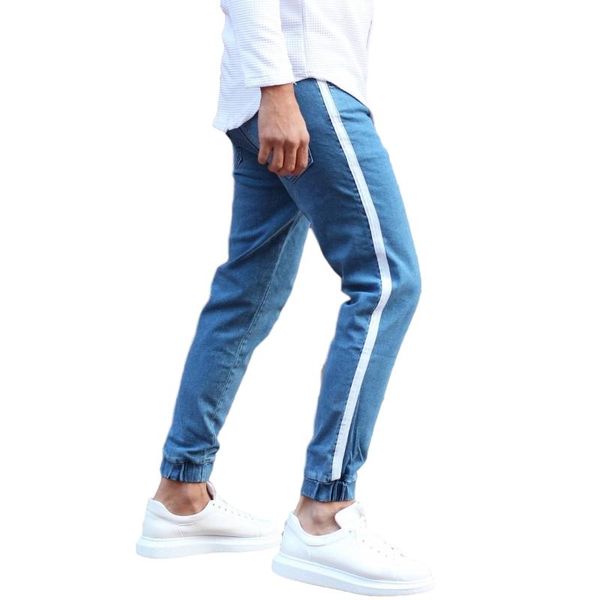 men's jeans casual 100% cotton men lycra side stripe narrow leg style good wholesale offer trend 2021, Blue
men's jeans casual 100% cotton men lycra side stripe narrow leg style good wholesale offer trend 2021, Blue