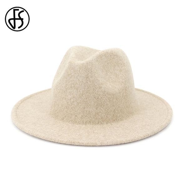 fs beige white wool jazz hat women men felt snap brim hats trilby ladies vintage wool panama fedora cloche cap. t200118, Blue;gray
fs beige white wool jazz hat women men felt snap brim hats trilby ladies vintage wool panama fedora cloche cap. t200118, Blue;gray