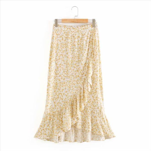 new women fashion yellow flower print irregular pleated ruffles midi skirt faldas mujer ladies side zipper vestido skirts qun611, Black
new women fashion yellow flower print irregular pleated ruffles midi skirt faldas mujer ladies side zipper vestido skirts qun611, Black