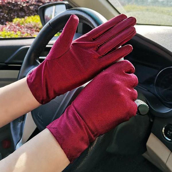 female spring and summer thin gloves stretch spandex white etiquette sunscreen smooth gloves for performing dance, Blue;gray
female spring and summer thin gloves stretch spandex white etiquette sunscreen smooth gloves for performing dance, Blue;gray
