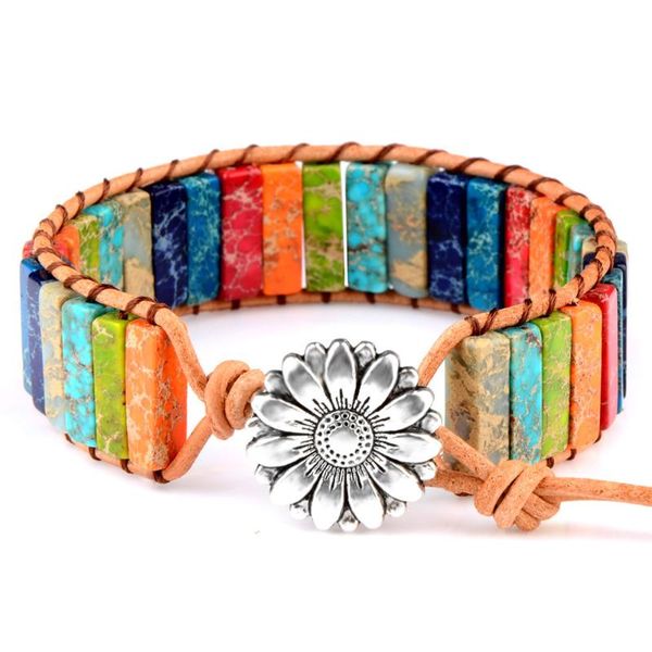 bangle natural stone handmade multicolor 7 chakra bracelet cuboid tube beads leather wrap for women fashion jewelry girl gift, Black
bangle natural stone handmade multicolor 7 chakra bracelet cuboid tube beads leather wrap for women fashion jewelry girl gift, Black