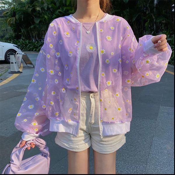 2021 new korean style loose flower printed thin jacket sunscreen women long sleeve casual sunscreen jacket veste femme, Black;brown
2021 new korean style loose flower printed thin jacket sunscreen women long sleeve casual sunscreen jacket veste femme, Black;brown