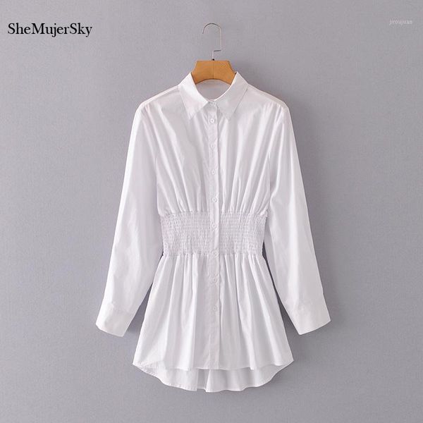 shemujersky autumn long white shirts women long sleeve buttons blouses 2020 elastic waist 1
shemujersky autumn long white shirts women long sleeve buttons blouses 2020 elastic waist 1