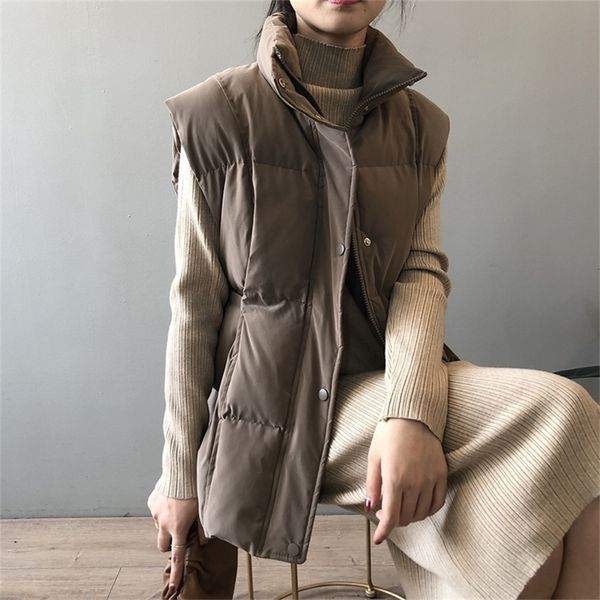 stand-up collar cotton vest women's winter new down cotton fashionable slim bread jacket sleeveless keep warm waistcoat 201102, Black;white
stand-up collar cotton vest women's winter new down cotton fashionable slim bread jacket sleeveless keep warm waistcoat 201102, Black;white