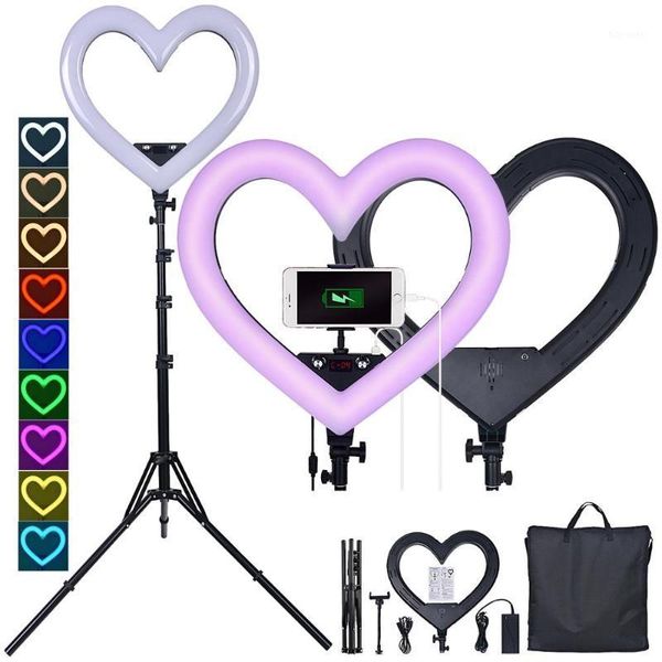 fusitu heart shape pgraphic light rgb led lamp 3200-5600k lighting with tripod usb port for phone camera makeup studio video1
fusitu heart shape pgraphic light rgb led lamp 3200-5600k lighting with tripod usb port for phone camera makeup studio video1