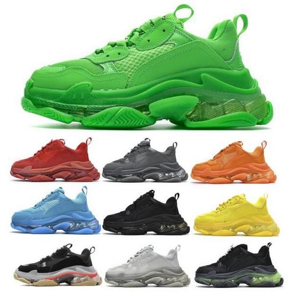 men women fashion designer triple s running shoes sneakers neon green clear sole black air cushion 2022 triple-s platform jogging walking tr
men women fashion designer triple s running shoes sneakers neon green clear sole black air cushion 2022 triple-s platform jogging walking tr