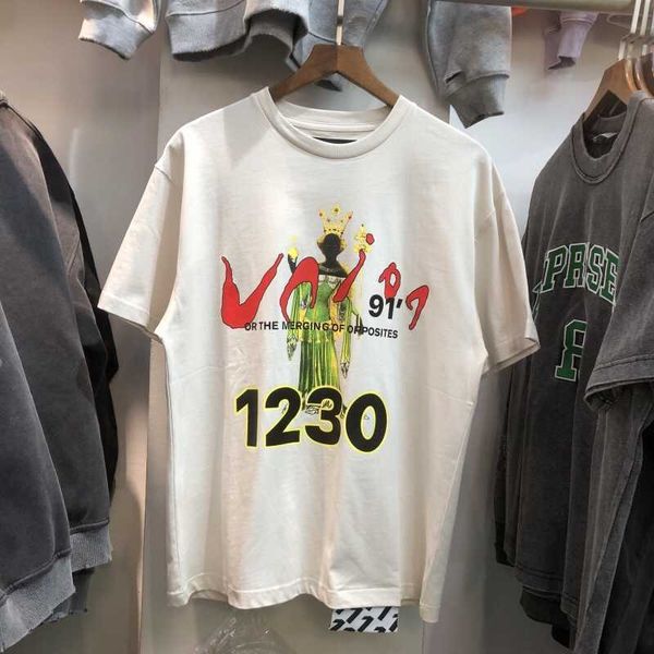 2022 summer fashion rrr123 printed men's and women's hip-hop personalized loose round neck short sleeve t-shirt, White;black
2022 summer fashion rrr123 printed men's and women's hip-hop personalized loose round neck short sleeve t-shirt, White;black