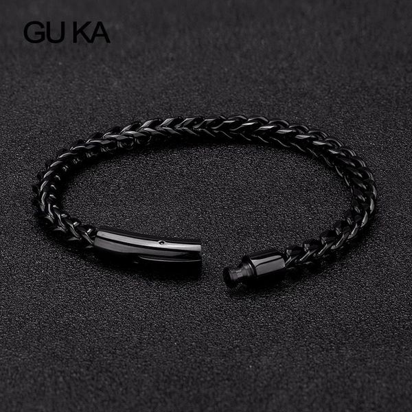 6MM Link Chain Bracelet For Men Stainless Steel Fashion Luxry Man Accessories Charm Punk Rock Style Biker Jewelry Gift Friends, Black
6MM Link Chain Bracelet For Men Stainless Steel Fashion Luxry Man Accessories Charm Punk Rock Style Biker Jewelry Gift Friends, Black