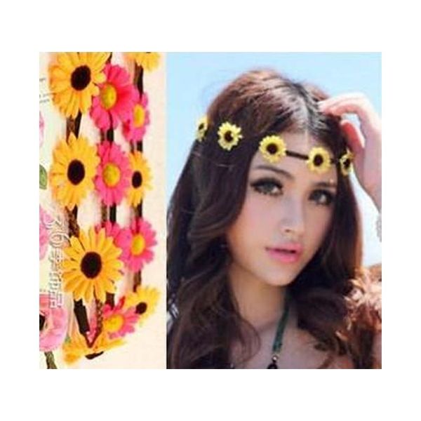 bohemian headband for women three flowers braided leather elastic headwrap sunflower hair band as sqcjon homes2007, Silver
bohemian headband for women three flowers braided leather elastic headwrap sunflower hair band as sqcjon homes2007, Silver