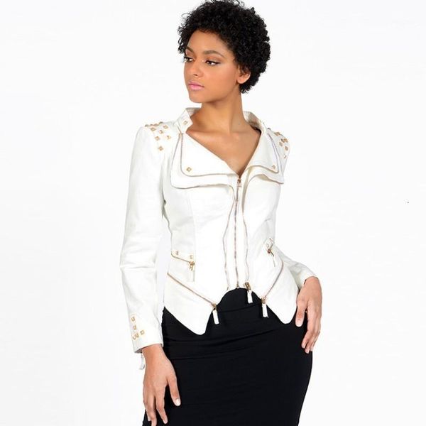 motor jacket white zip rivet jackets for women autumn 2020 woman denim jacket turn-down collar womens coats plus size s-6xl1, Black;brown
motor jacket white zip rivet jackets for women autumn 2020 woman denim jacket turn-down collar womens coats plus size s-6xl1, Black;brown