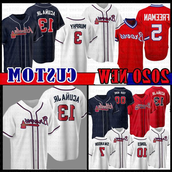 13 ronald acuna jr. dansby swanson ozzie albies 2020 custom baseball jersey hank aaron freddie an john smoltz chipper jones dale murphy
13 ronald acuna jr. dansby swanson ozzie albies 2020 custom baseball jersey hank aaron freddie an john smoltz chipper jones dale murphy