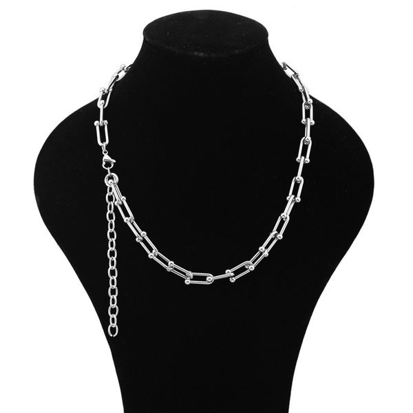 the same u-shaped necklace neck chain, clavicle chain net, red stainless steel necklace, does not fade, Silver
the same u-shaped necklace neck chain, clavicle chain net, red stainless steel necklace, does not fade, Silver