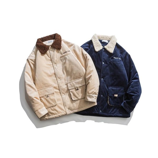 2021 Japanese Retro Bf Kong Winter Style New Original Chao Cotton Jacket 8UMQ, Black
2021 Japanese Retro Bf Kong Winter Style New Original Chao Cotton Jacket 8UMQ, Black