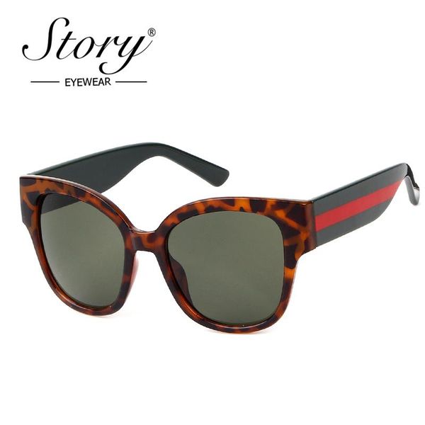 sunglasses story 2021 oversized women vintage red black leopard frame sun glasses retro cat eye shades femal, White;black
sunglasses story 2021 oversized women vintage red black leopard frame sun glasses retro cat eye shades femal, White;black