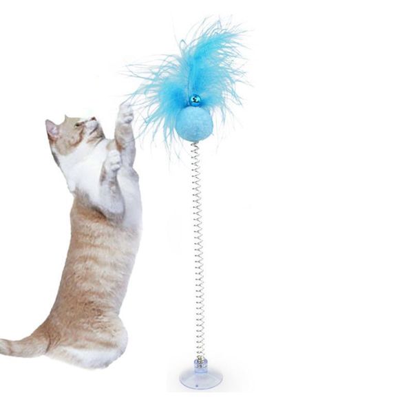 1pc funny cat toys elastic feather spring sucker toys cat interactive for cat playing pet toy training funny qylivx
1pc funny cat toys elastic feather spring sucker toys cat interactive for cat playing pet toy training funny qylivx