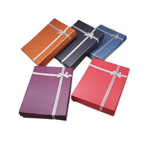 6pcs rectangle cardboard jewelry boxes set mixed color diy gift wrapping box with bowknot for necklace ring earring 180x130x33mm, Pink;blue
6pcs rectangle cardboard jewelry boxes set mixed color diy gift wrapping box with bowknot for necklace ring earring 180x130x33mm, Pink;blue