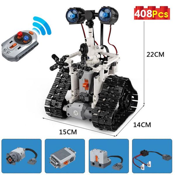 408pcs город креатив moc rc robot electric building blocks technic дистанционного управления интеллектуальный робот кирпичи игрушки для маль
408pcs город креатив moc rc robot electric building blocks technic дистанционного управления интеллектуальный робот кирпичи игрушки для маль
