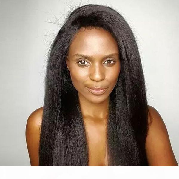 kinky straight human hair full lace wig for black women part glueless peruvian virgin italian yaki lacefront wigs pre plucked hairline, Black;brown
kinky straight human hair full lace wig for black women part glueless peruvian virgin italian yaki lacefront wigs pre plucked hairline, Black;brown