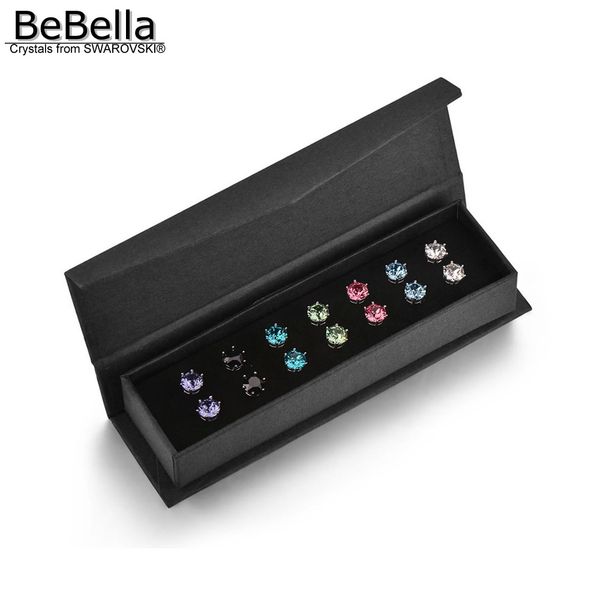 stud bebella 0.7cm six claw crystal earrings set with box in 7 colors crystals from for women girls gift, Golden;silver
stud bebella 0.7cm six claw crystal earrings set with box in 7 colors crystals from for women girls gift, Golden;silver