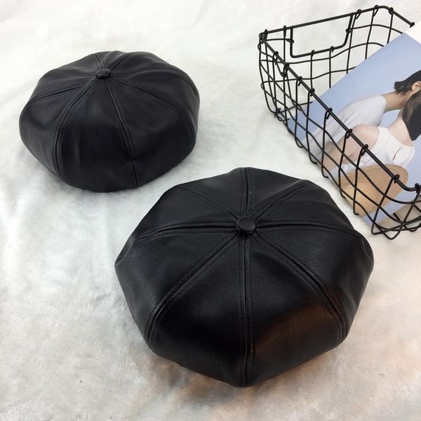 berets mingfu006 est fashion ladies solid faux aritificial pu leather hats women's casual beret cap, Blue;gray
berets mingfu006 est fashion ladies solid faux aritificial pu leather hats women's casual beret cap, Blue;gray