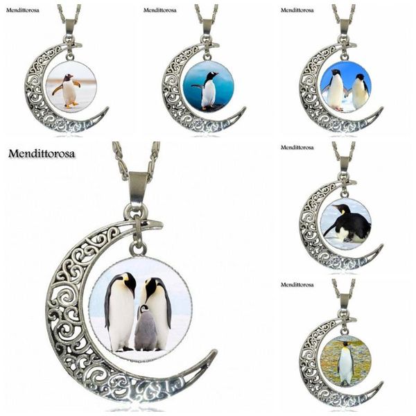ej glaze vintage jewelry silver color glass cabochon choker crescent moon pendant long necklace for girls penguins
ej glaze vintage jewelry silver color glass cabochon choker crescent moon pendant long necklace for girls penguins