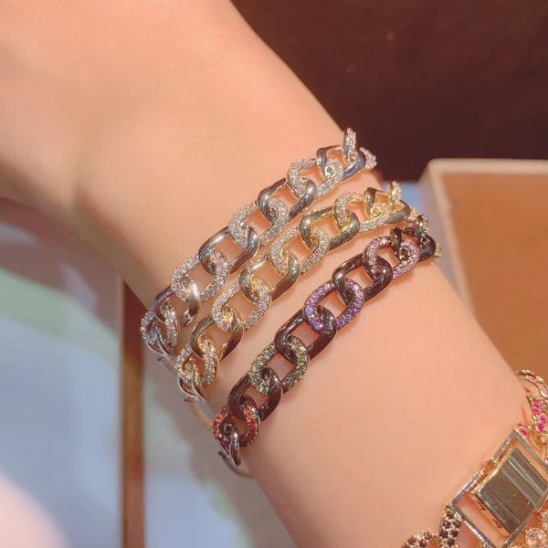 charming bracelet adjustable length gold plated bling ice out cz bracelets chains for girls women bracelet jewelry gift, Black
charming bracelet adjustable length gold plated bling ice out cz bracelets chains for girls women bracelet jewelry gift, Black