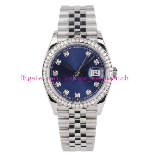 luxury men's watches 36mm 126284 calendar blue dial mechanical automatic silver jubilee bracelet diamond bezel wristwatch original box, Slivery;brown
luxury men's watches 36mm 126284 calendar blue dial mechanical automatic silver jubilee bracelet diamond bezel wristwatch original box, Slivery;brown