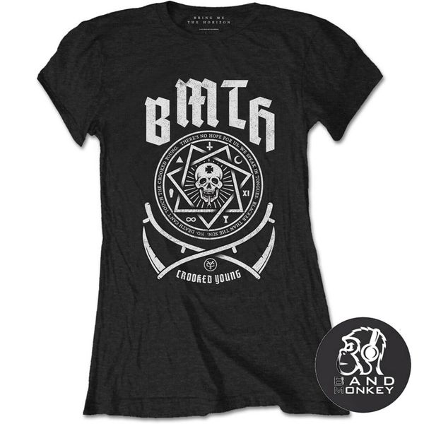 bring me the horizon ladies t-shirt crooked(1) sport hooded sweatshirt hoodie