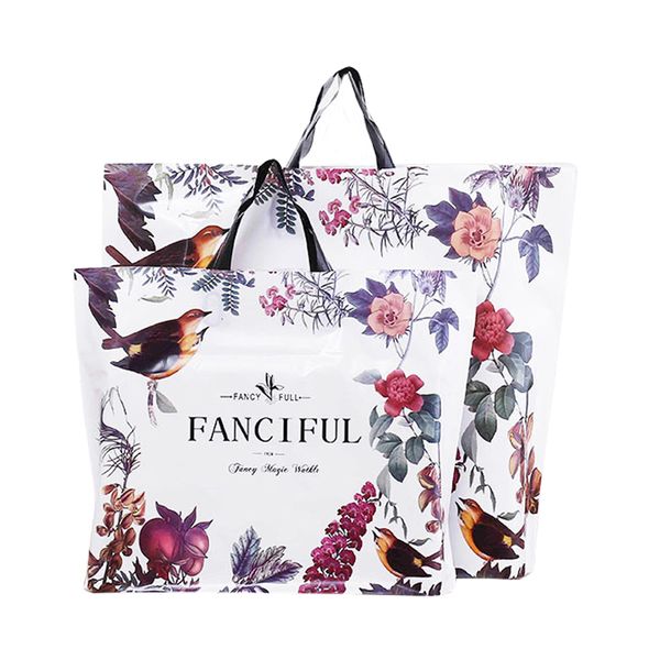 50pcs/pack custom printing heavy duty retail shopping bag degradable die cut large plastic bags with handles
50pcs/pack custom printing heavy duty retail shopping bag degradable die cut large plastic bags with handles