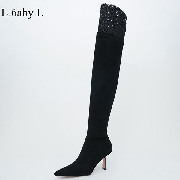 boots 2021 fashion lady elastic cloth long over the knee high short plush lining warm casual french retro black 33-41
boots 2021 fashion lady elastic cloth long over the knee high short plush lining warm casual french retro black 33-41