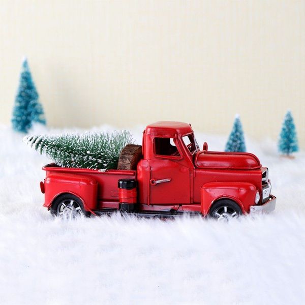 car vintage metal truck ornament handmade classic pickup model carry christmas snow tree home decor
car vintage metal truck ornament handmade classic pickup model carry christmas snow tree home decor