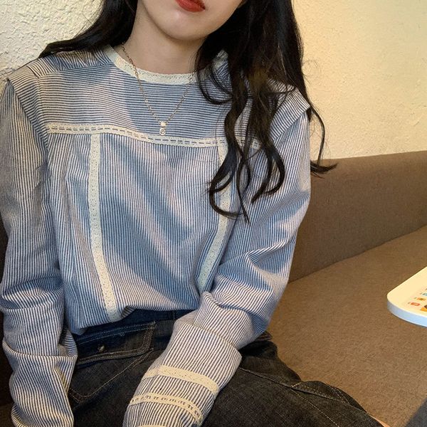 2021 new 2 colour womens -autumn korean style retail lace stripe long sleeve female blouses (x1518) 9cpb, White
2021 new 2 colour womens -autumn korean style retail lace stripe long sleeve female blouses (x1518) 9cpb, White