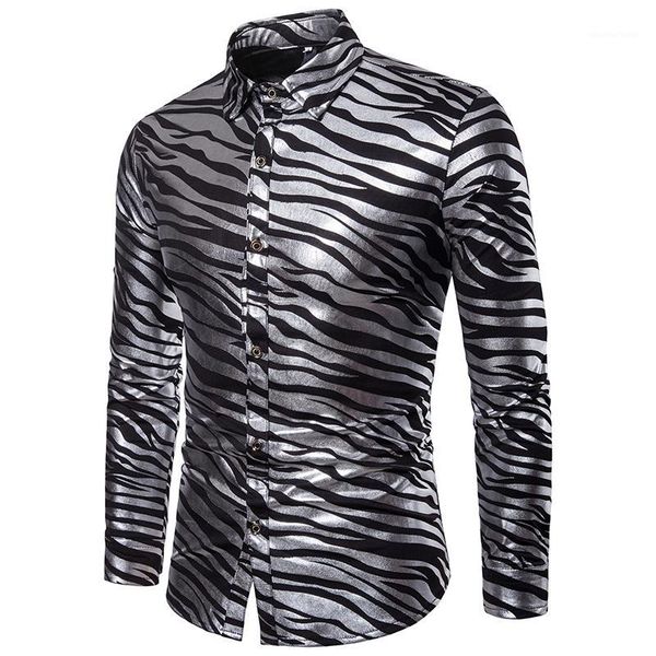 fashion casual shirts men 2019 autumn winter zebra stripes print dress shirts for men long sleeve1, White;black
fashion casual shirts men 2019 autumn winter zebra stripes print dress shirts for men long sleeve1, White;black
