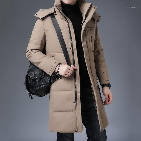 winter 2020 new men's casual warm fashion coat detachable hooded men's long down jacket1, Black
winter 2020 new men's casual warm fashion coat detachable hooded men's long down jacket1, Black