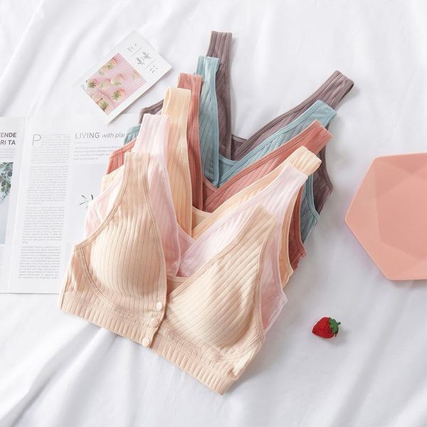 sanderala women cotton comfort bras breathable underwear wire front button comfortable solid padded lingerie sleepwear1, Red;black
sanderala women cotton comfort bras breathable underwear wire front button comfortable solid padded lingerie sleepwear1, Red;black