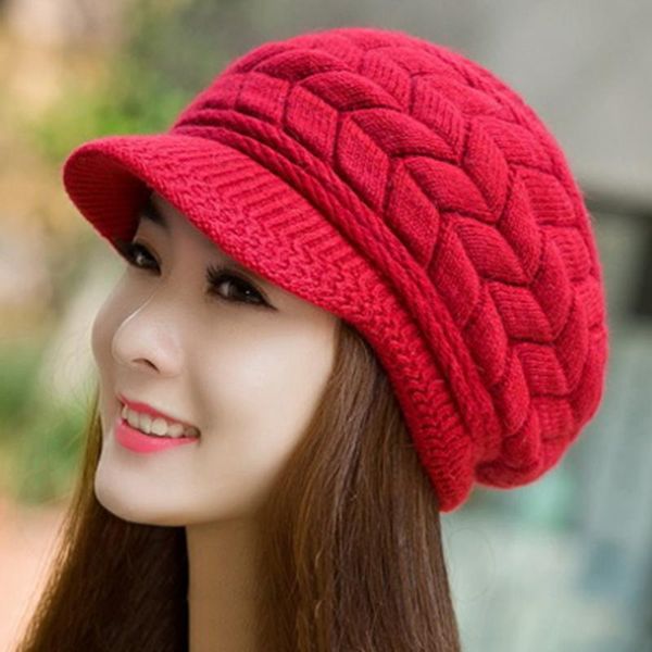 2020 new women winter hat faux fur warm beanies plus velvet wide brim knitted hat fashion korean pink ladies beret, Blue;gray
2020 new women winter hat faux fur warm beanies plus velvet wide brim knitted hat fashion korean pink ladies beret, Blue;gray