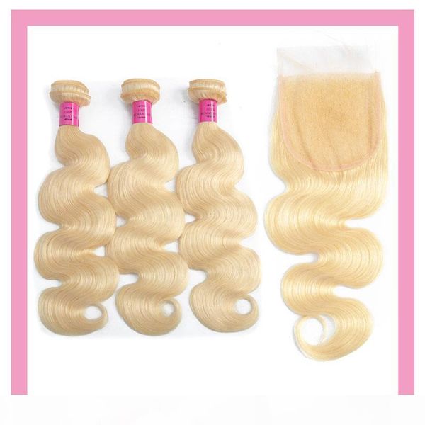 brazilian virgin hair 3 bundles with 4x4 lace closure middle three part 613# blonde body wave bundles with closure blonde, Black;brown
brazilian virgin hair 3 bundles with 4x4 lace closure middle three part 613# blonde body wave bundles with closure blonde, Black;brown