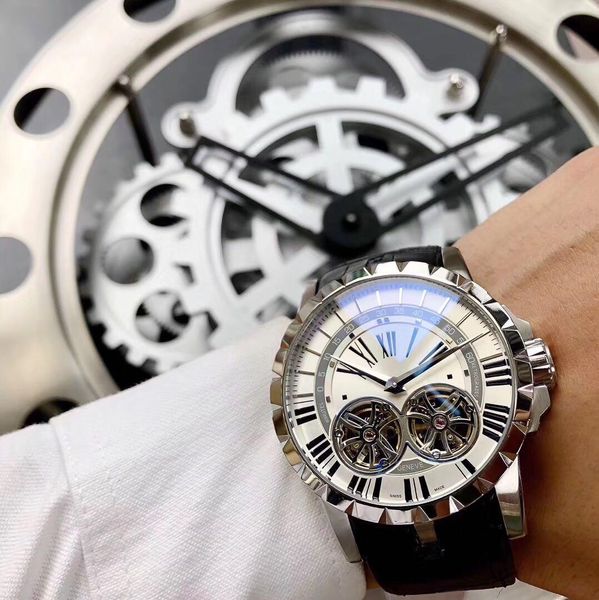 luxury watch excalibur 46mmrddbex0280 dial built-in automatic manual winding double tourbillon men's wrist skin watch movement watches, Slivery;brown
luxury watch excalibur 46mmrddbex0280 dial built-in automatic manual winding double tourbillon men's wrist skin watch movement watches, Slivery;brown