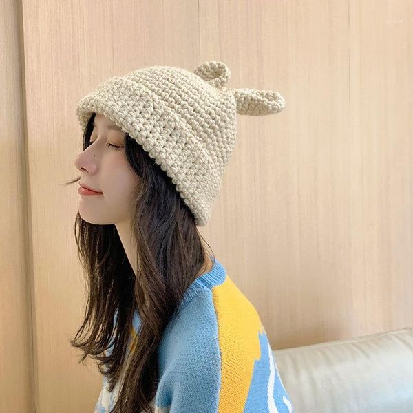 ins ears woolen cap hat female autumn and winter korean fashion knitted hat1, Blue;gray
ins ears woolen cap hat female autumn and winter korean fashion knitted hat1, Blue;gray