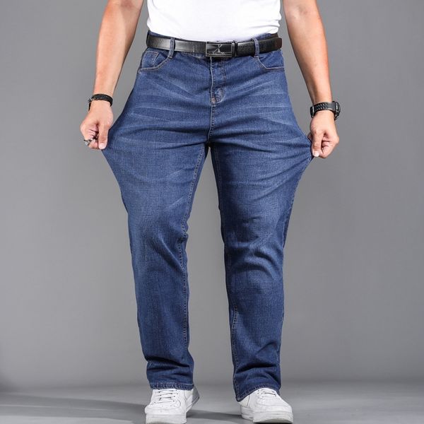 stretch plus big size 29 - 44 46 48 90% cotton straight denim jeans men famous brand spring 201120, Blue
stretch plus big size 29 - 44 46 48 90% cotton straight denim jeans men famous brand spring 201120, Blue